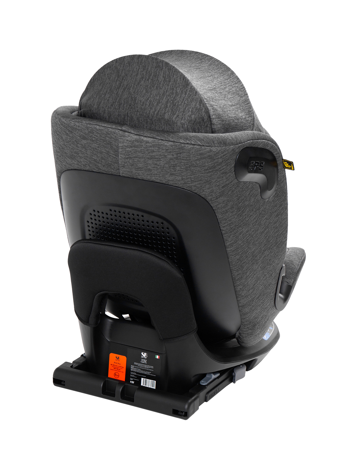 Автокресло Sweet Baby Voyager P12 Pro Grey Isofix 0+/1/2/3 (0-36 кг) серый - фото 29