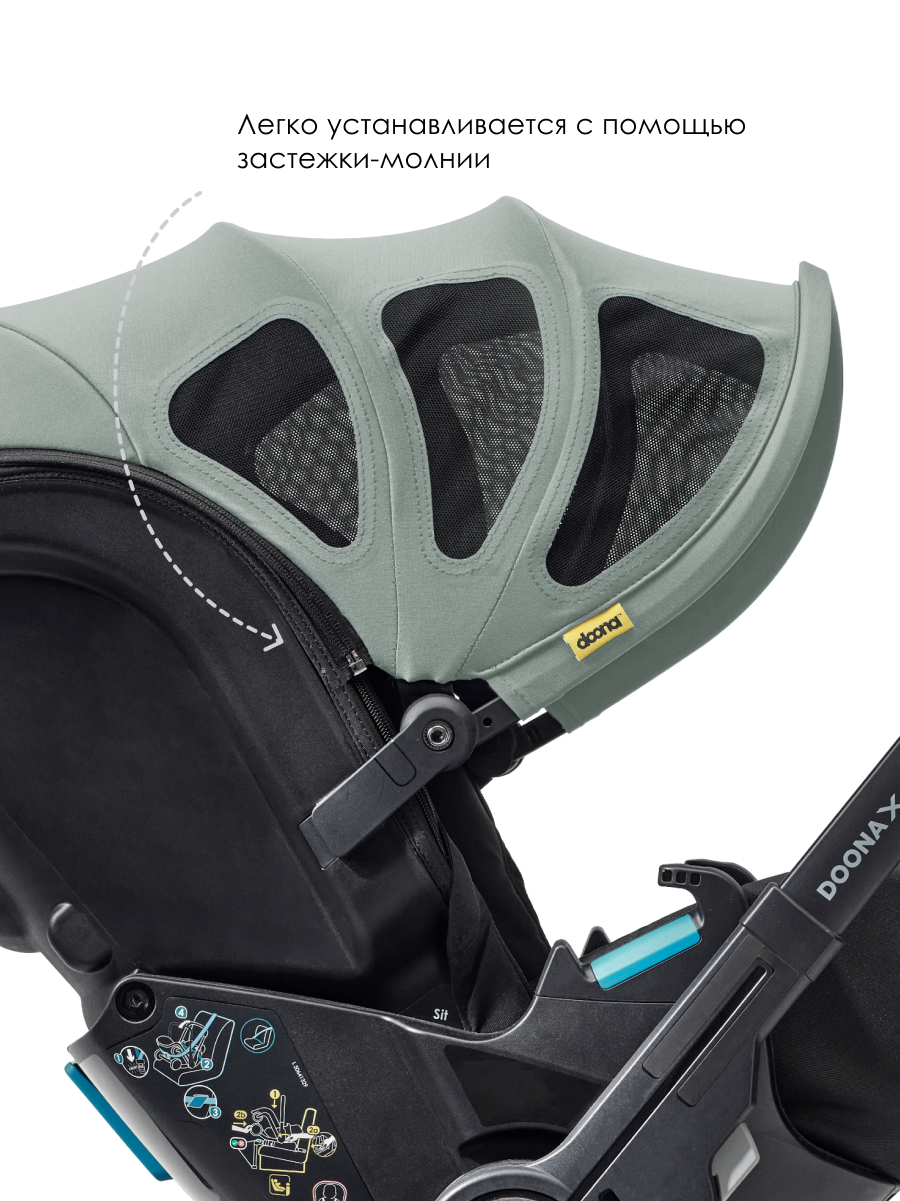 Капор Doona Х / Dusty Sage - фото 2