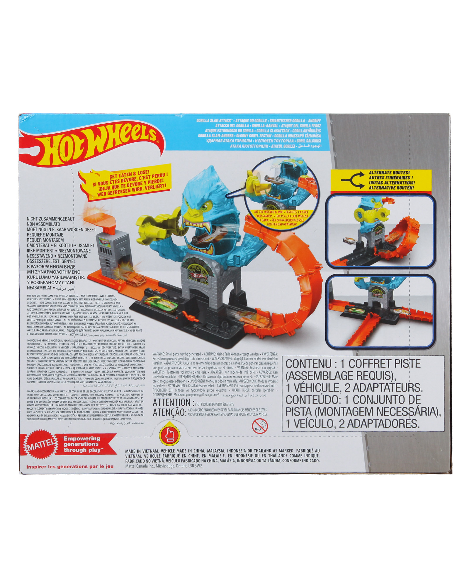 Трек Hot Wheels Атака гориллы JHL92 - фото 7
