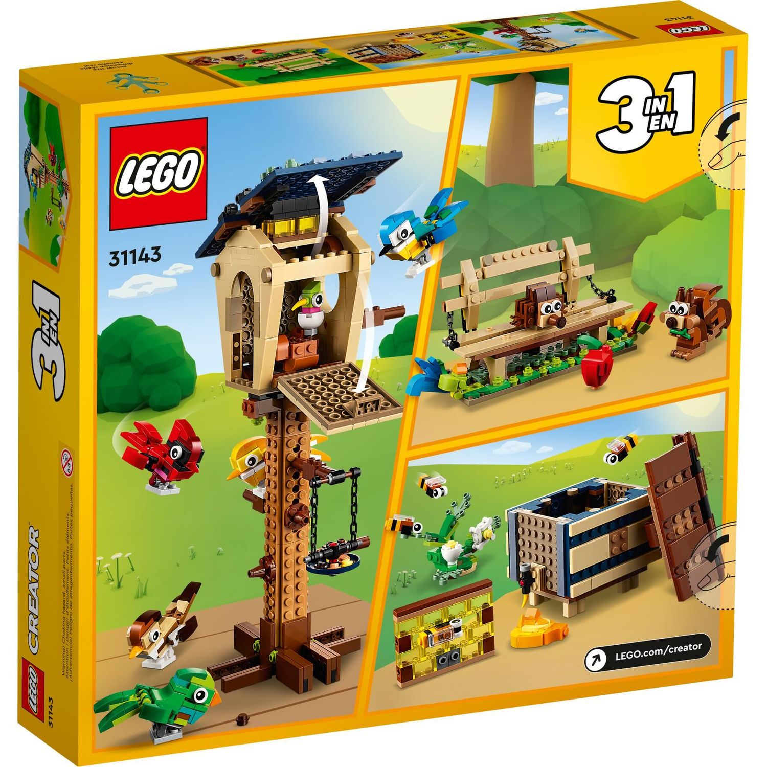 Конструктор LEGO Creator Birdhouse 476 дет. - фото 10