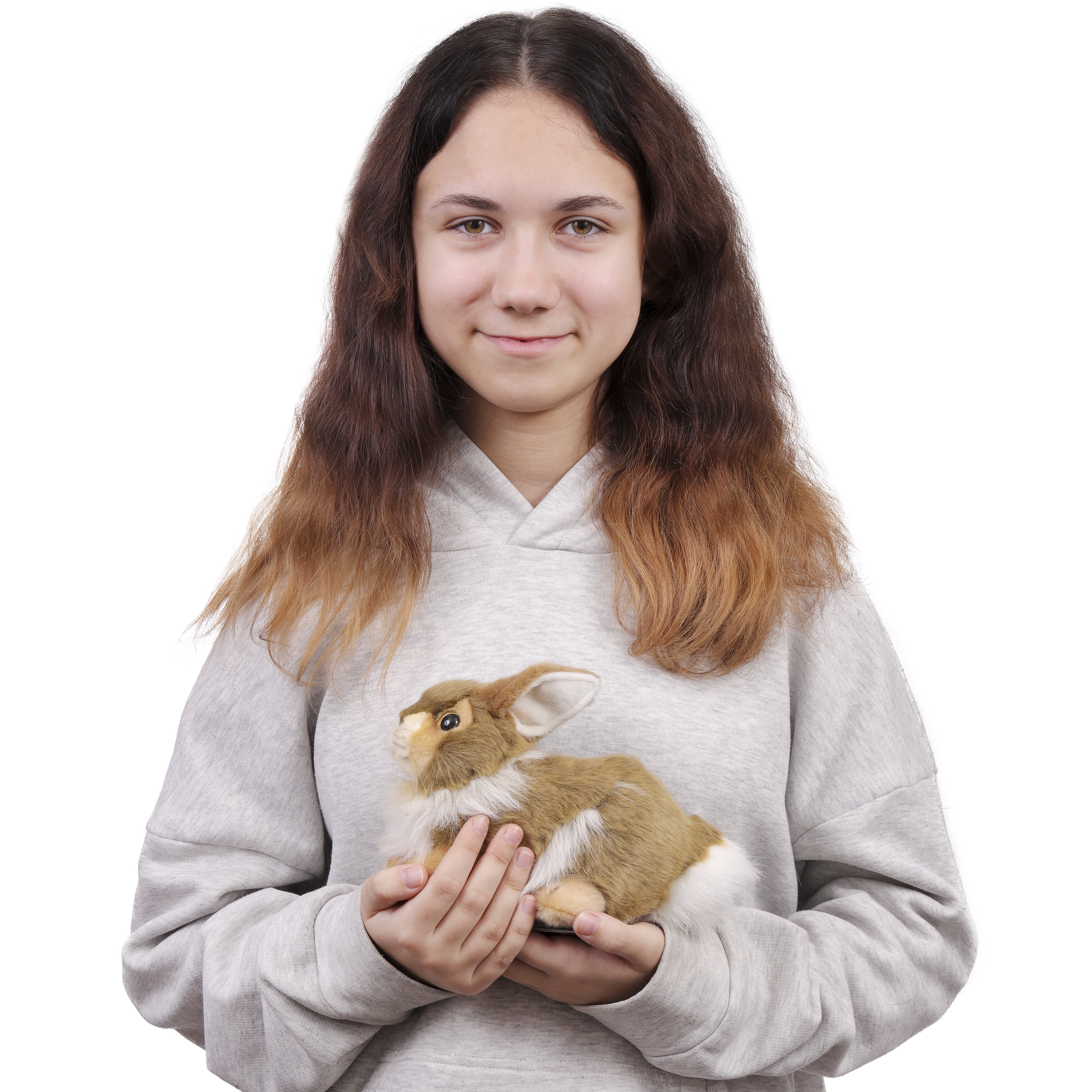 Мягкая игрушка зайка 18 см - фото 9