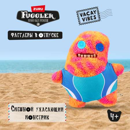 Игрушка мягкая FUGGLER Сэр Слодж-пловец Фагглеры в отпуске 24см 15714G