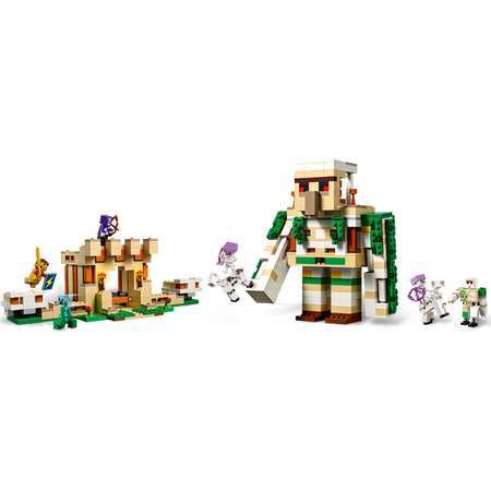Конструктор LEGO Minecraft The Iron Golem Fortress блочный