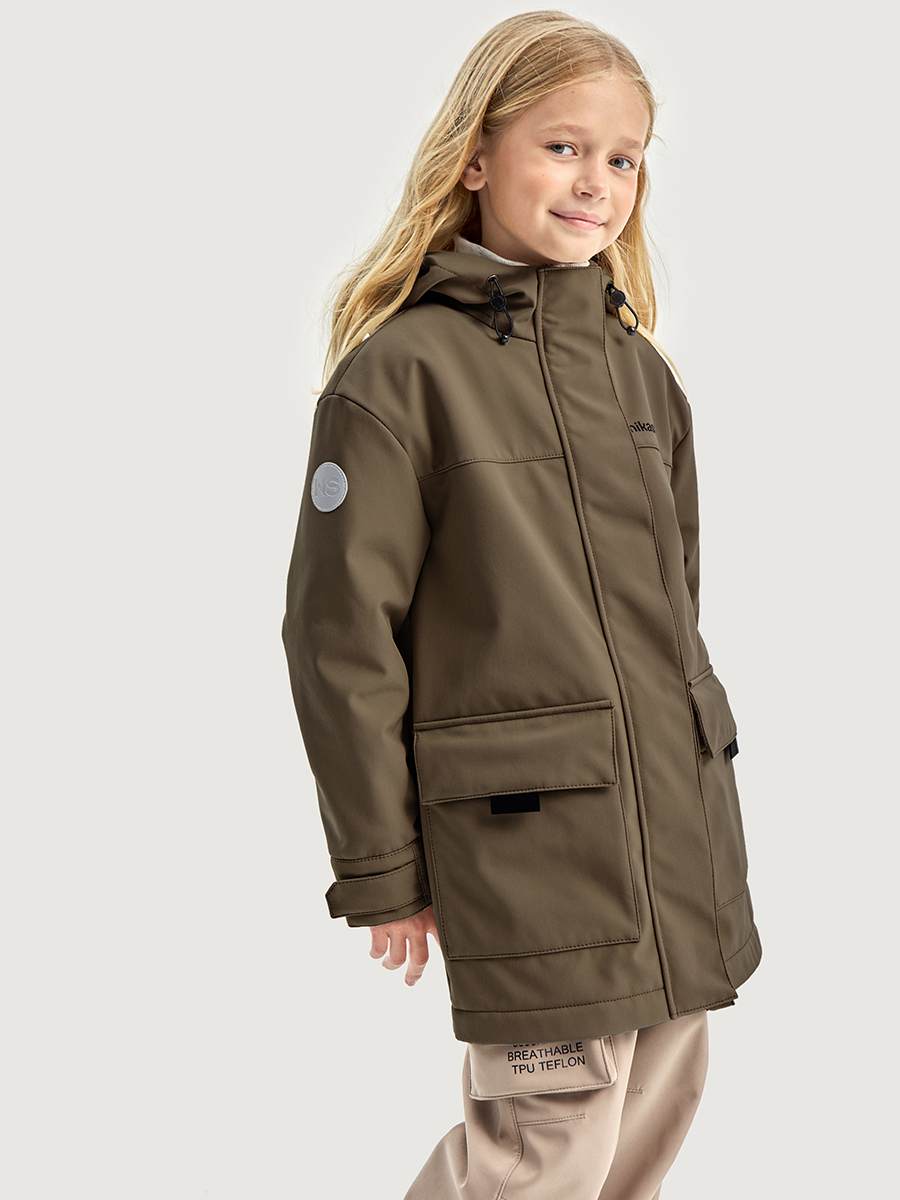 Ветровка NIKASTYLE 4л16026 кофе - фото 3