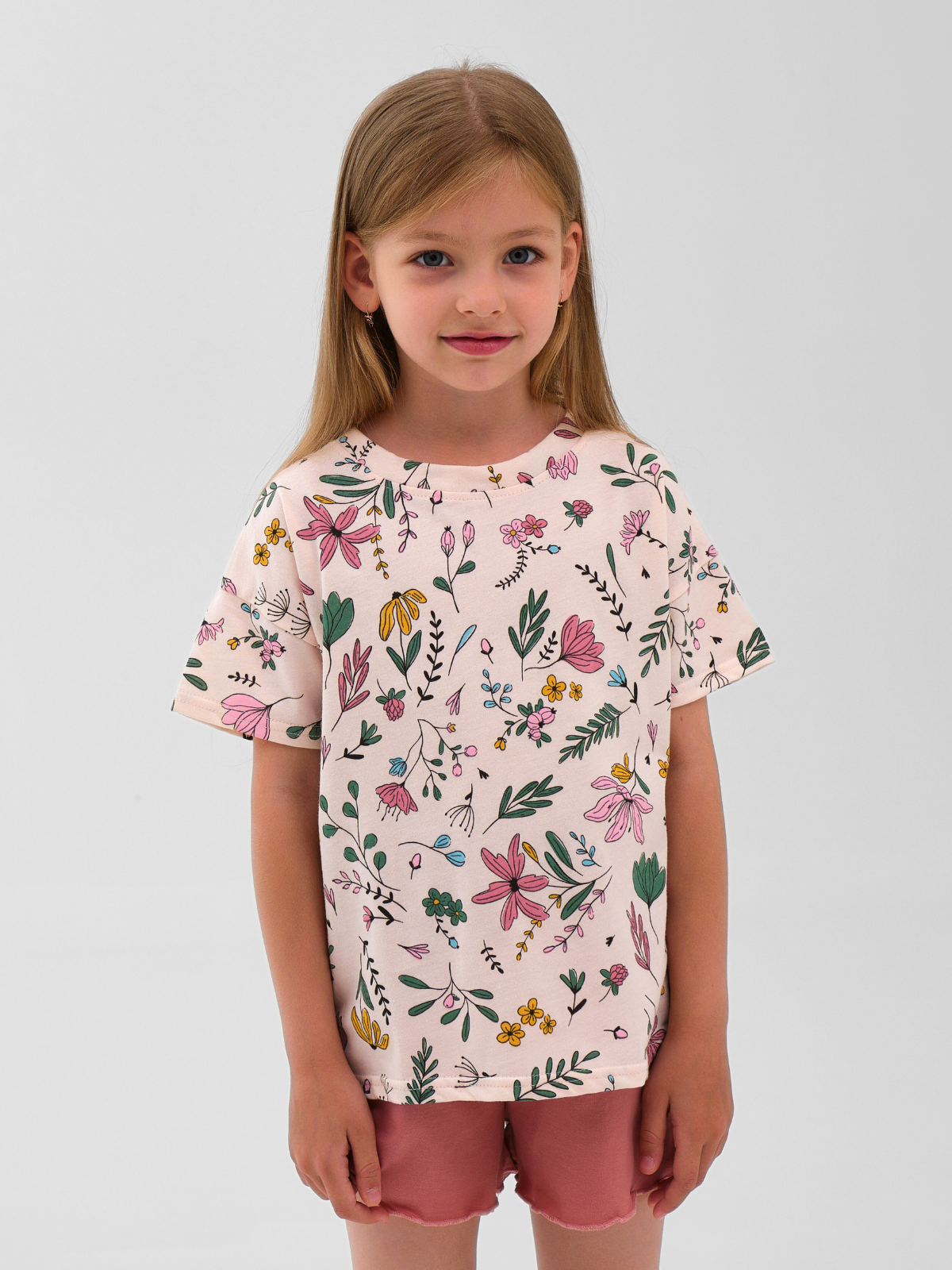 Футболка 3 шт Jelly Whale S23T01-3-Milk-Pd-Lil - фото 10