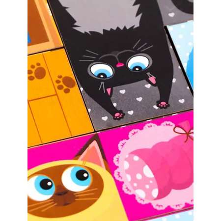 Игрушка WOODLANDTOYS рамка-вкладыш Тетрис Коты