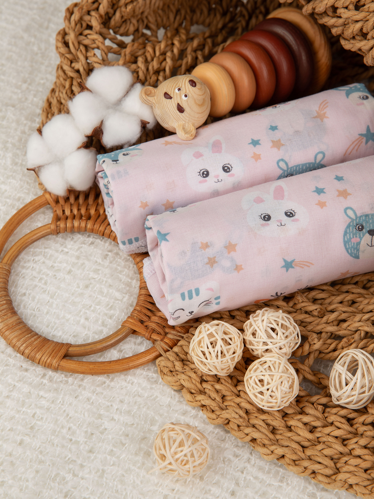 Пелёнка Чудо-Чадо Вариации ситец 95х120 см 2 шт. - фото 2