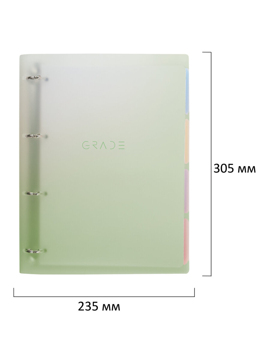 Тетрадь со сменным блоком Brauberg клетка 120 лист. - фото 5