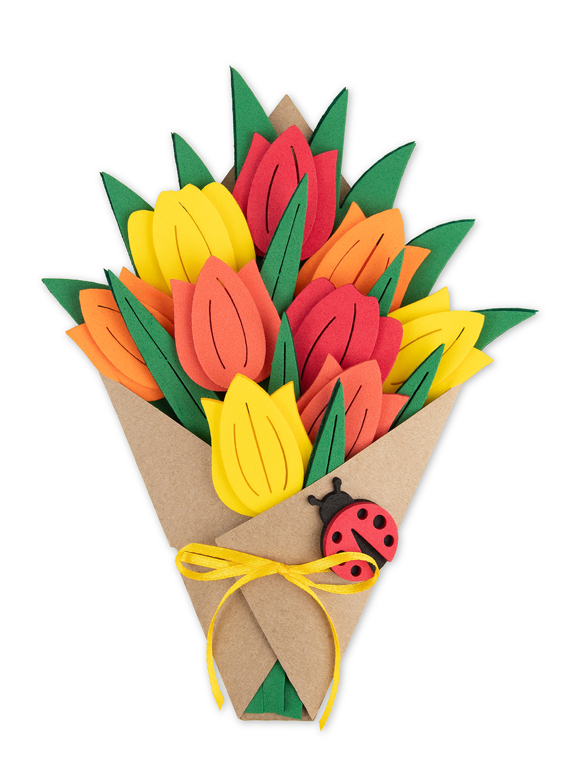 Набор для творчества Santa Lucia аппликация Букет тюльпанов - фото 1