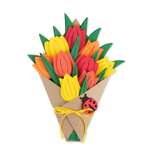 Набор для творчества Santa Lucia аппликация Букет тюльпанов