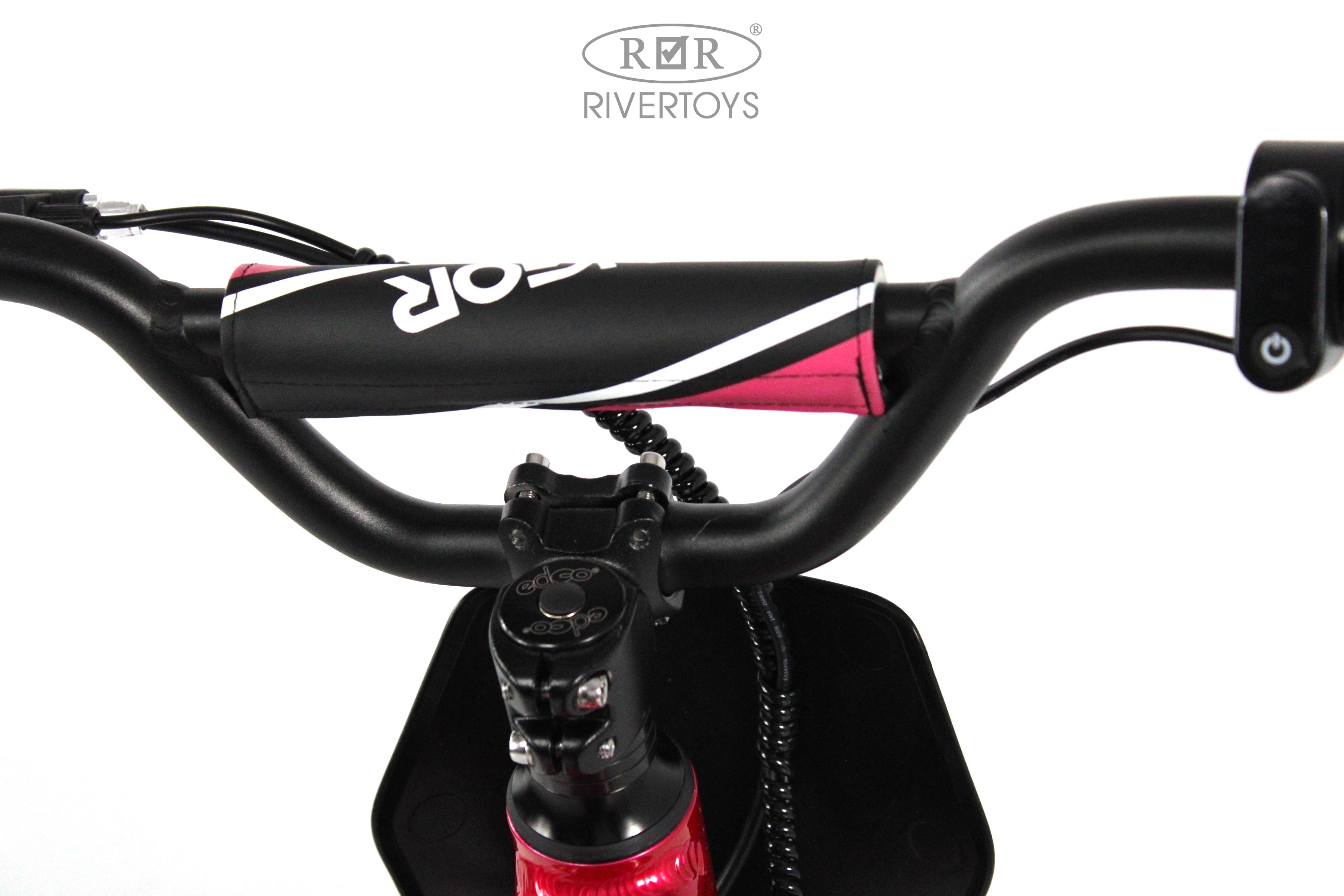 Электромотоцикл RIVERTOYS A001AA-MOTO-VIOLET - фото 5
