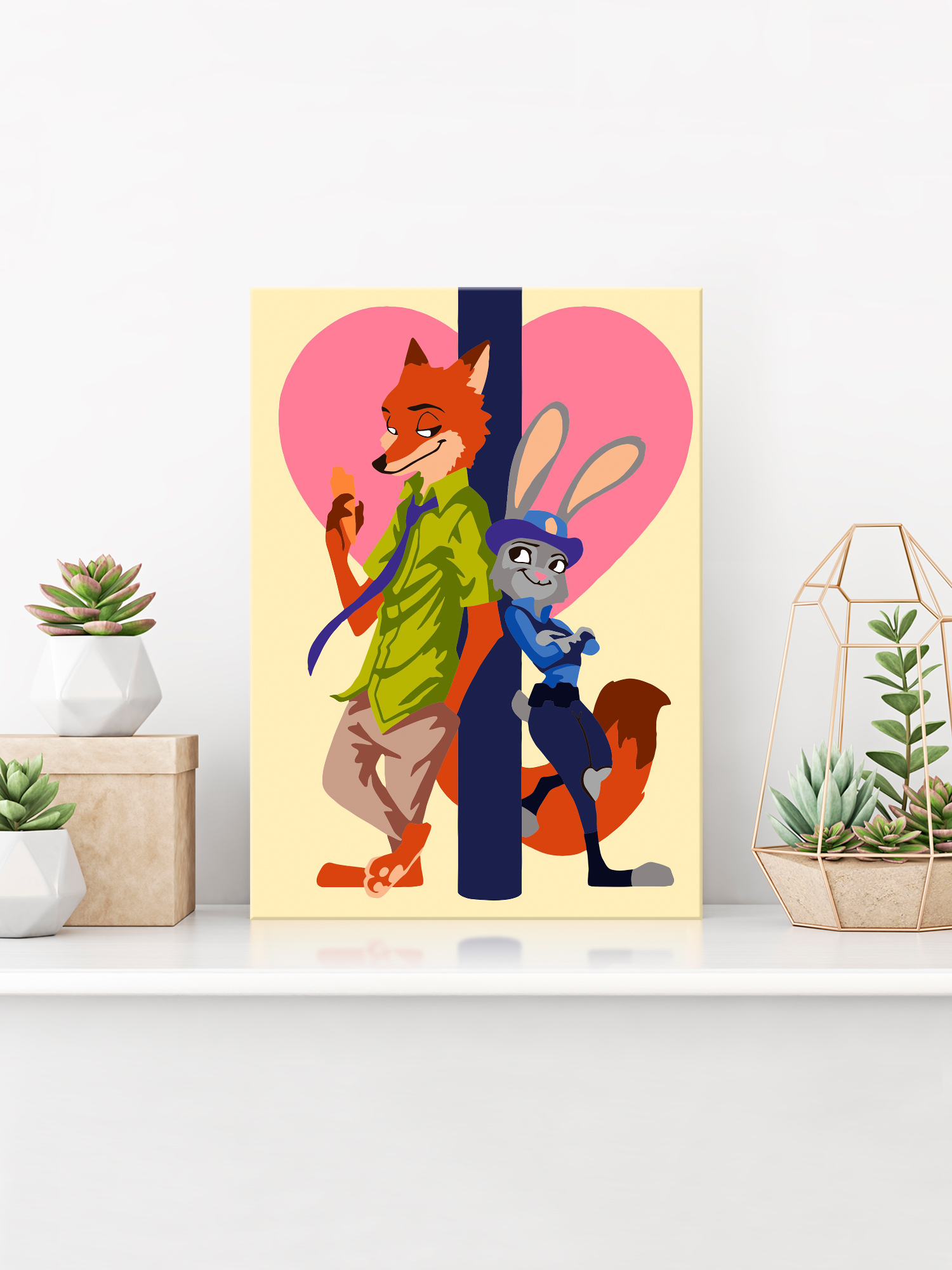 Картина по номерам Hobby Paint Ник и Джуди в ассортименте - фото 3