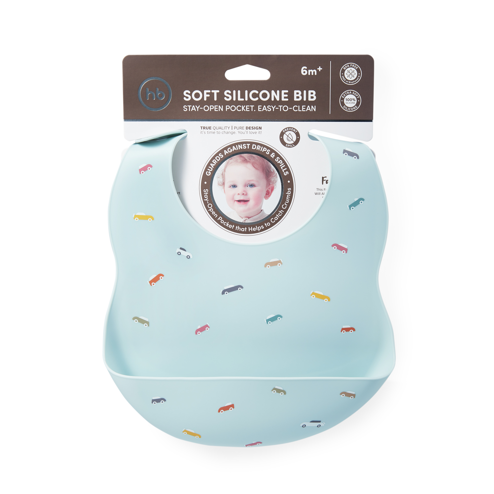 Нагрудник Happy Baby пластик - фото 15