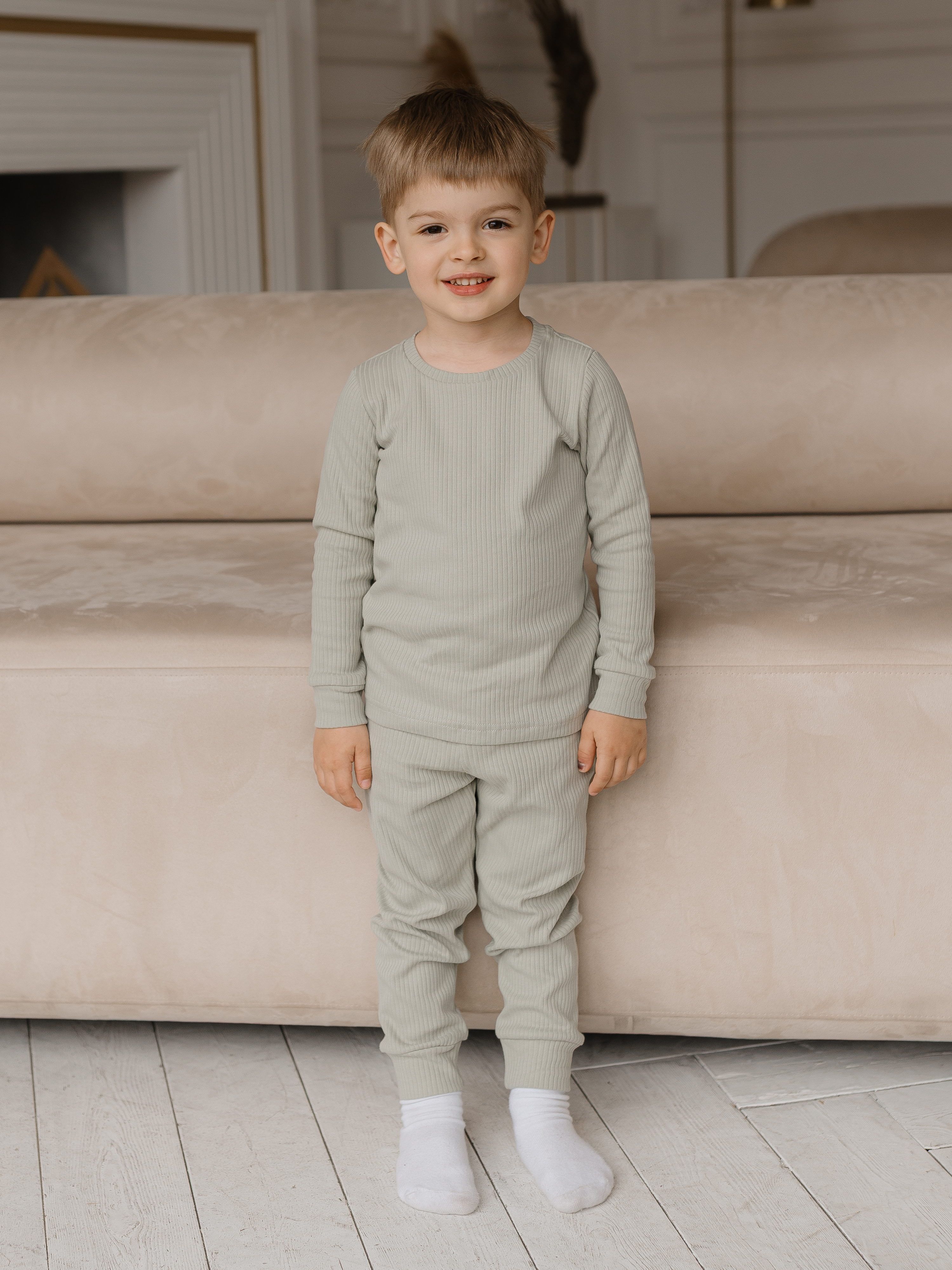 Пижама Alisse dreams ПКБРБ0034/шалфей - фото 1