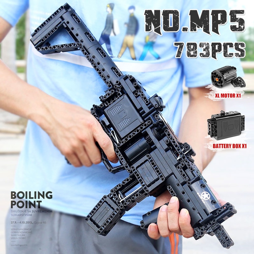 Конструктор Mould King Пистолет-пулемет блочный - фото 16