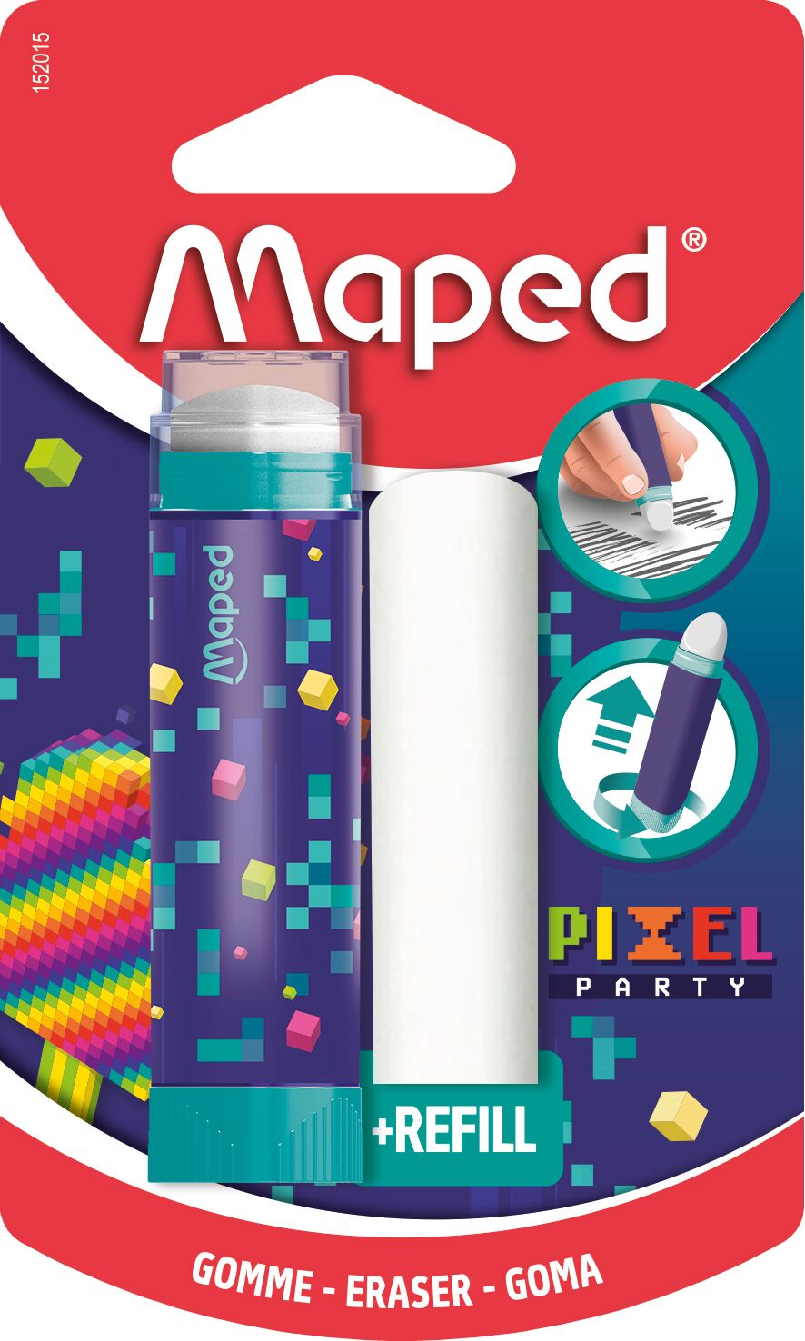 Ластик MAPED 2 шт. - фото 1