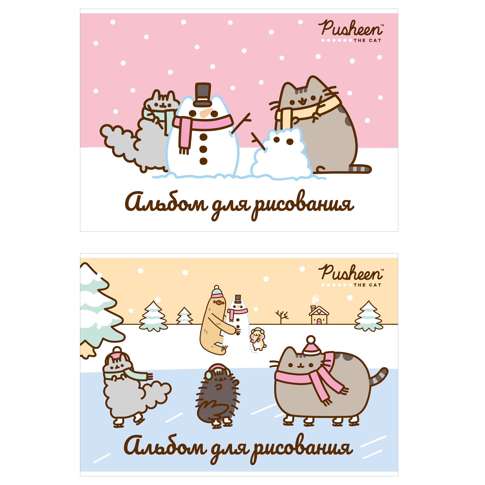 Альбом Pusheen А4 40 лист. в ассортименте - фото 1