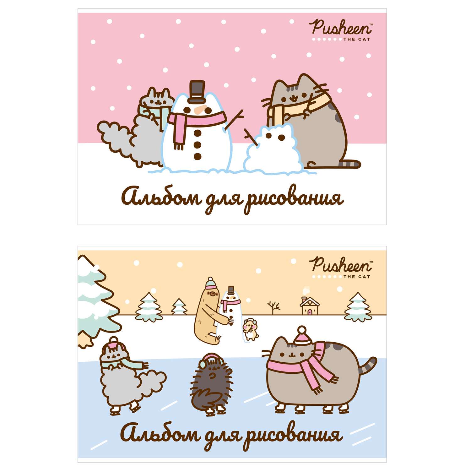 Альбом Pusheen А4 40 лист. в ассортименте - фото 1