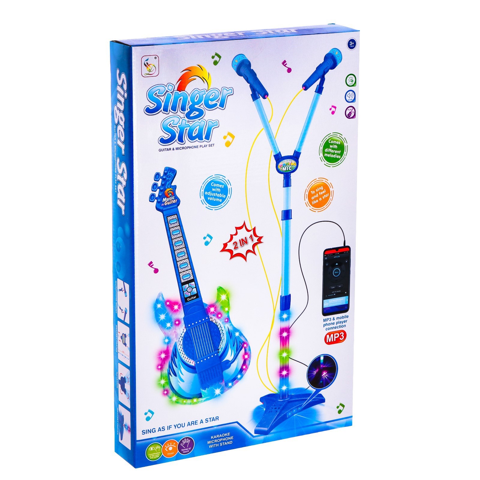 Игрушка музыкальная Sima-Land гитара - фото 10