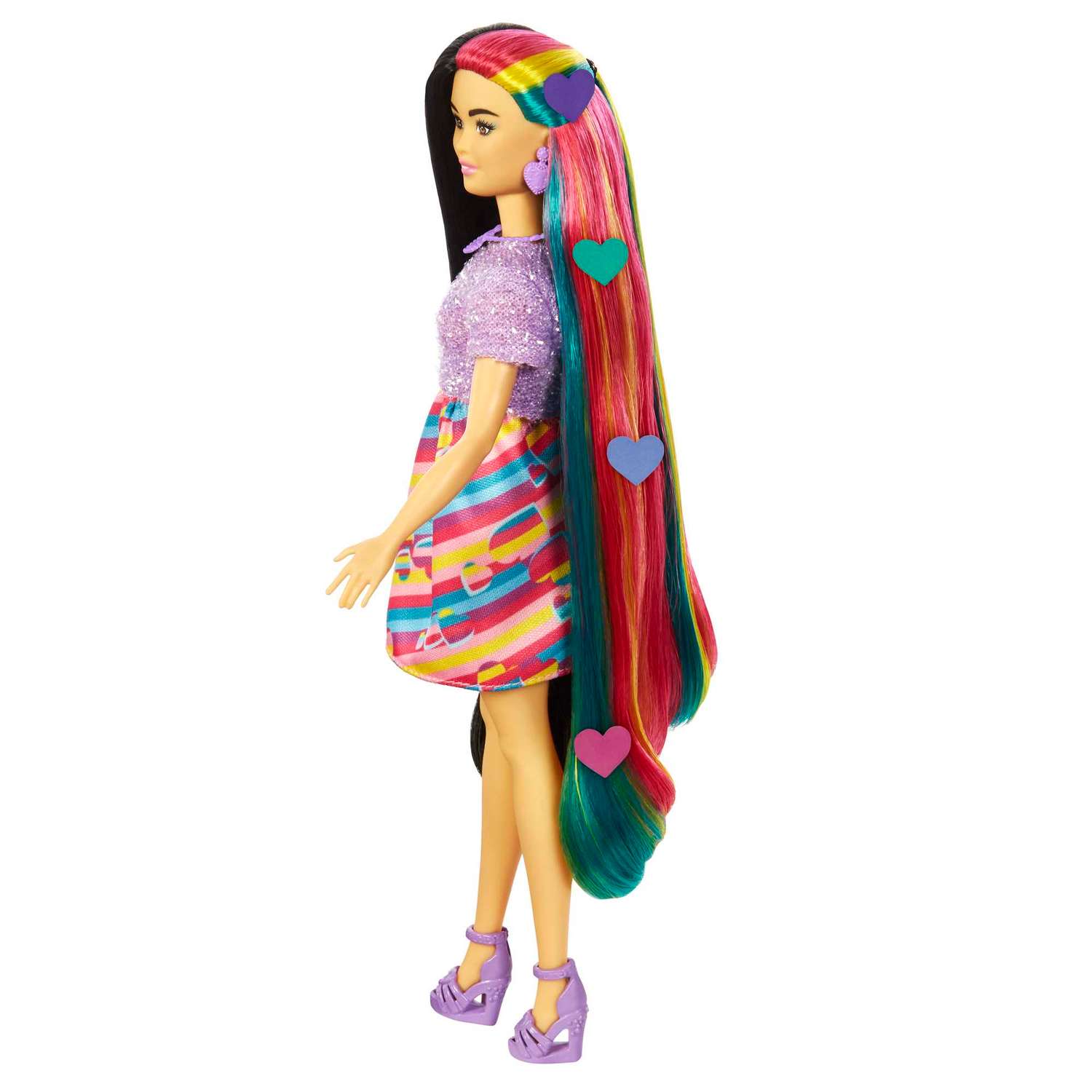 Кукла модельная Barbie Totally Hair Сердца HCM90 - фото 2