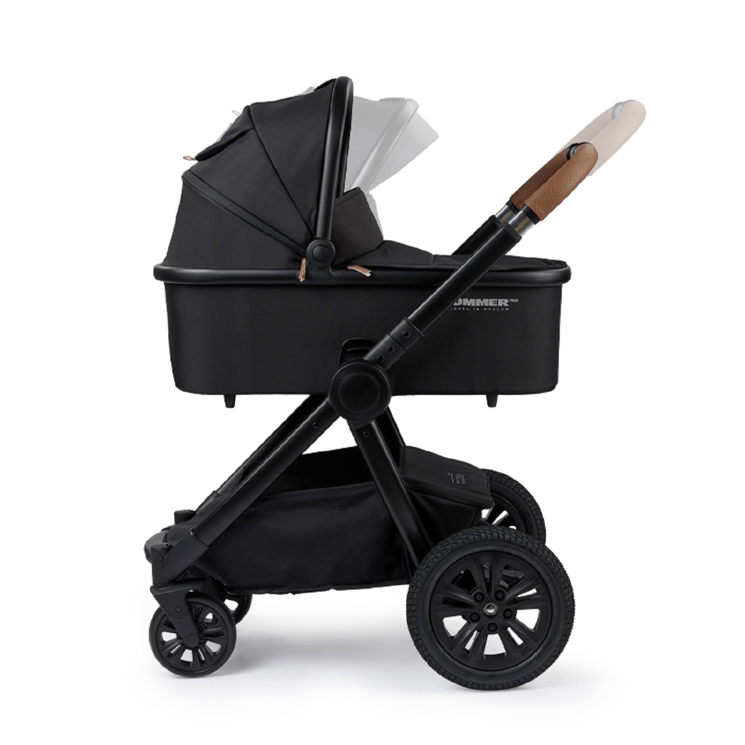 Коляска 2в1 Happy Baby Mommer Pro Black - фото 15