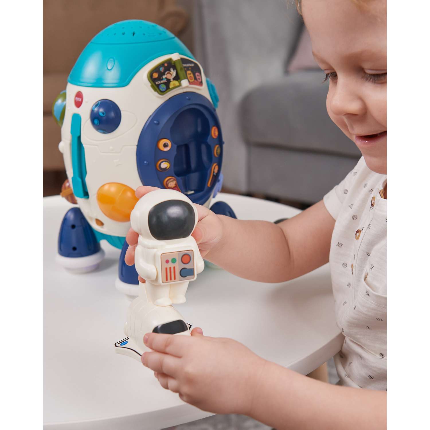 Игрушка BabyGo развивающий центр Ракета - фото 5