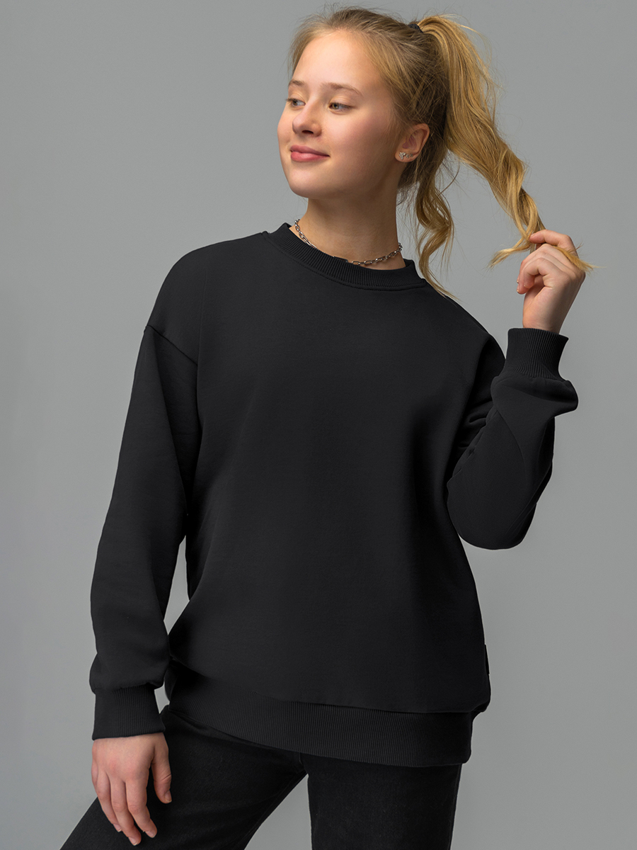 Свитшот HappyFox HF00851черный - фото 13