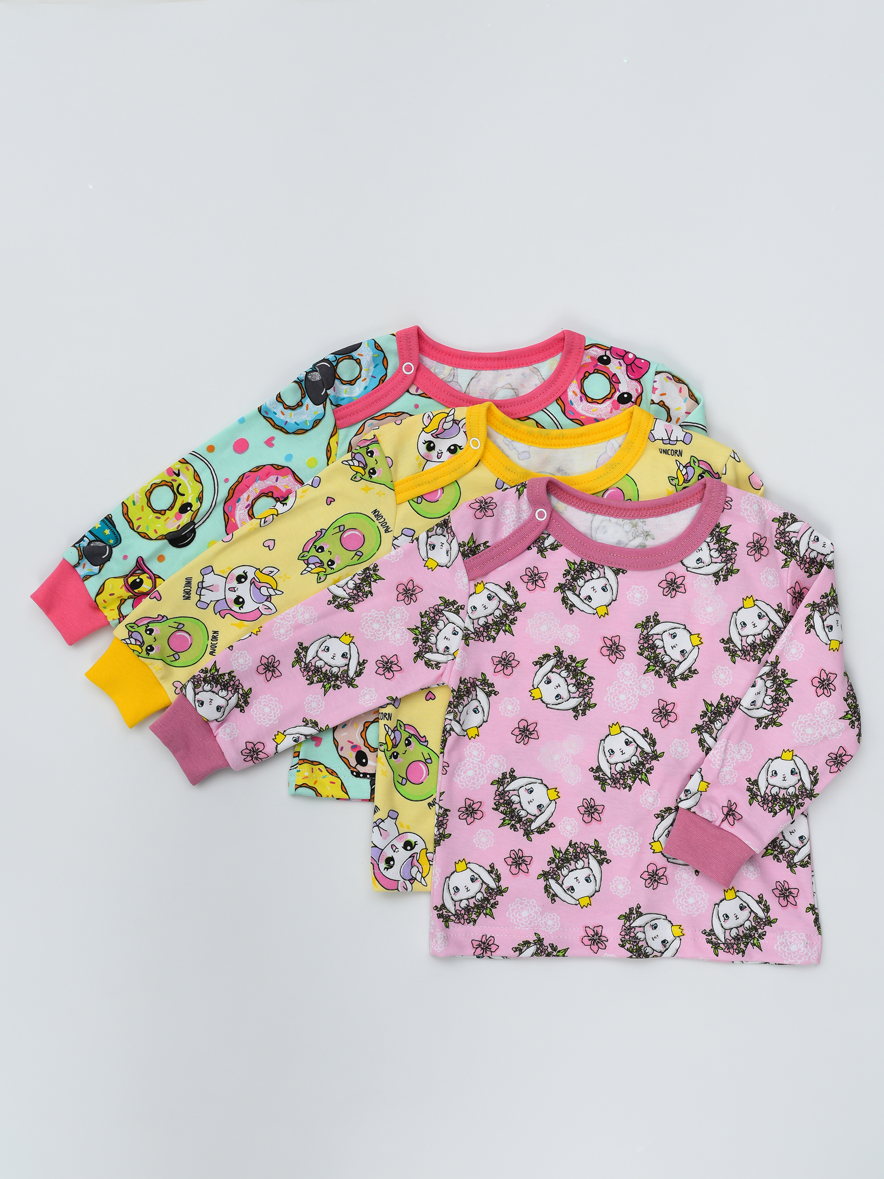 Кофточка 3 шт IVANOVO KIDS К-005девочка - фото 1