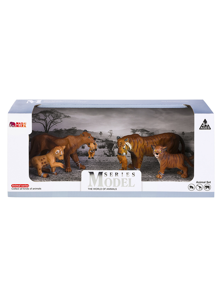 Игровой набор Masai Mara Семья львов и семья тигров - фото 13