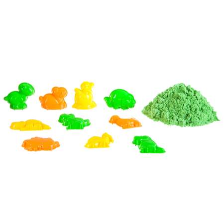 Кинетический песок Bondibon 0.5 кг (зелёный)