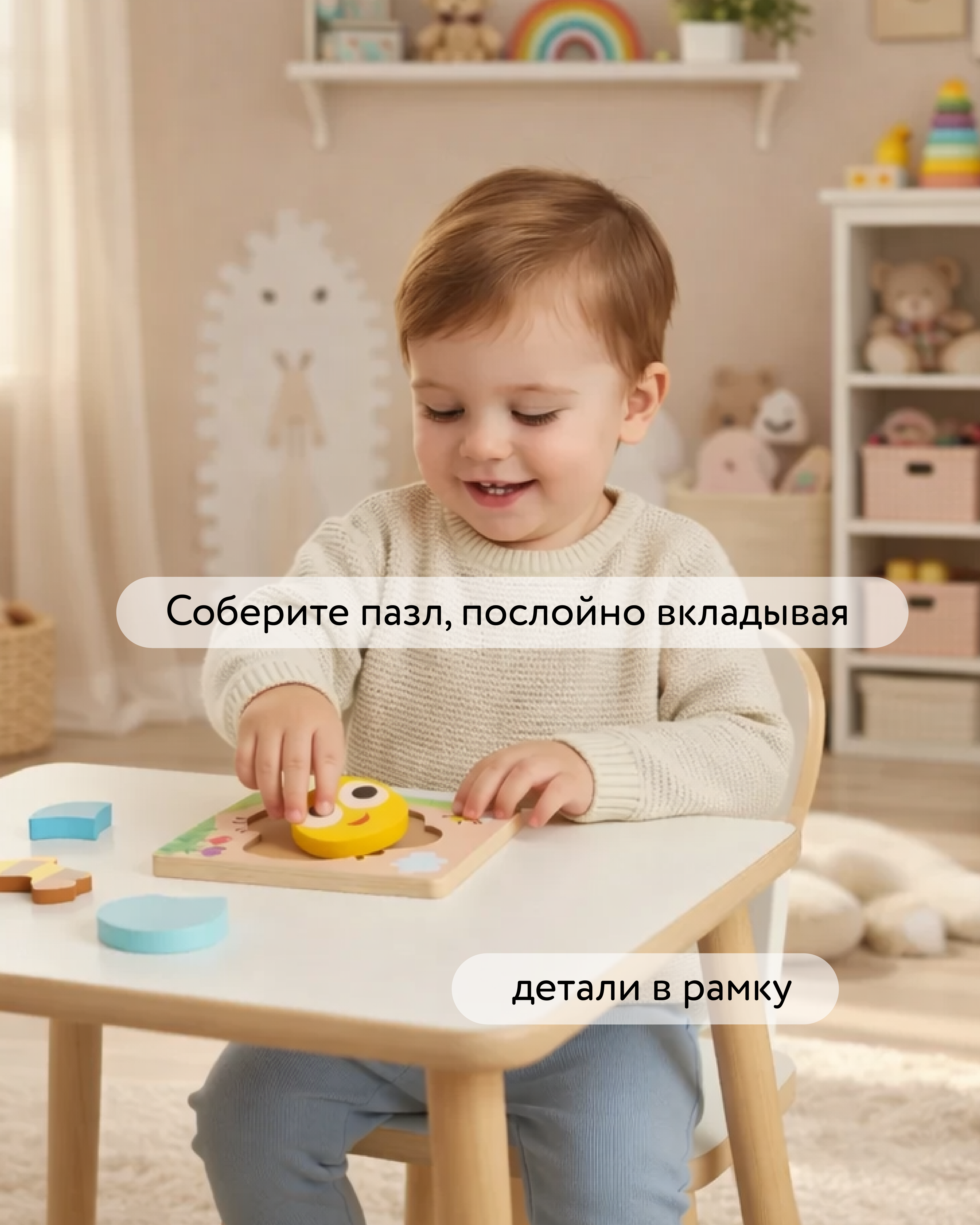 Игрушка BabyGo сортер Пчелка - фото 2