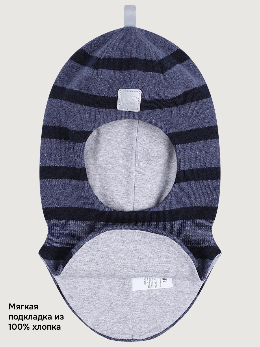 Балаклава NIKASTYLE 10м20526 джинс/неви - фото 5