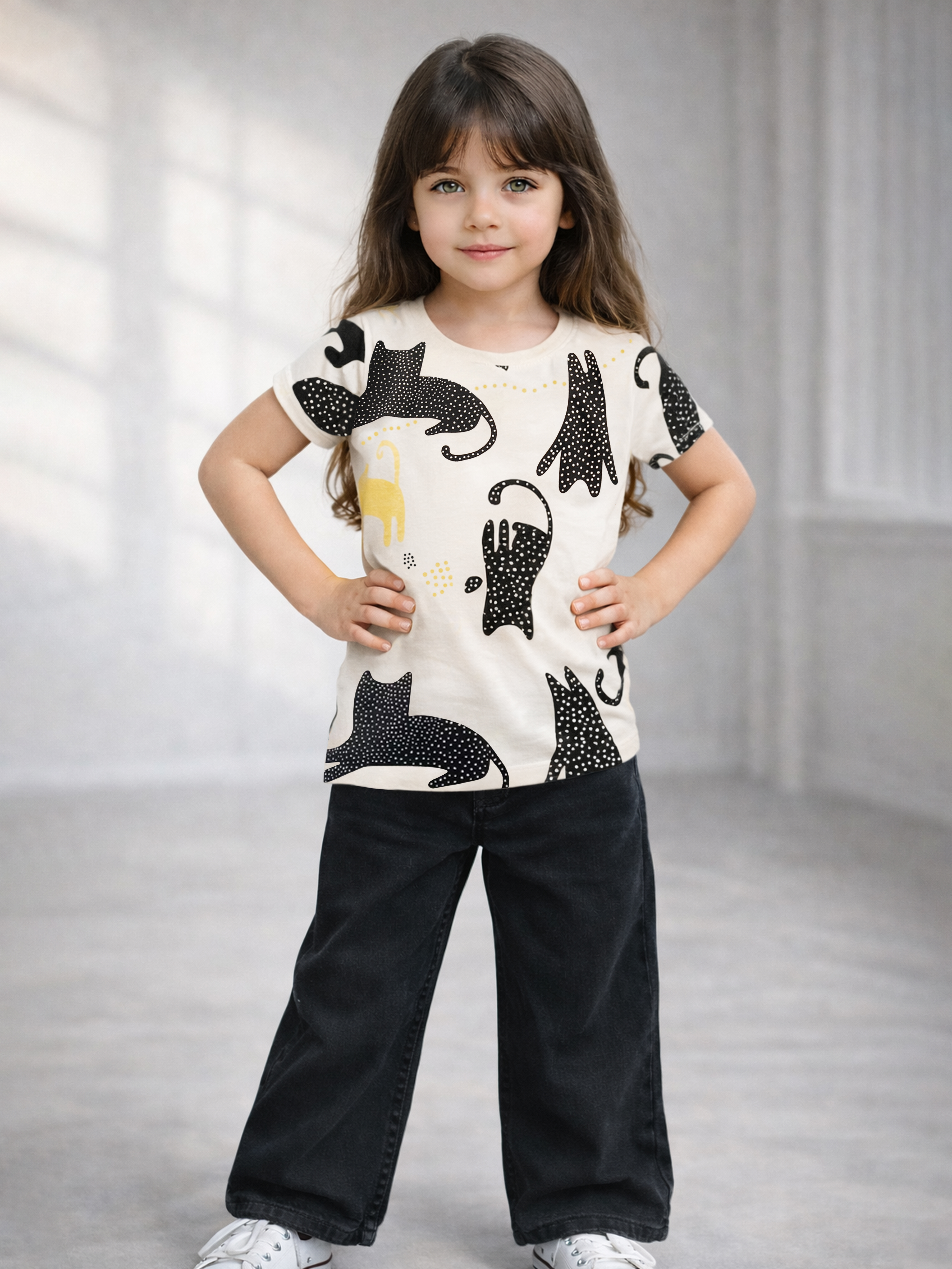 Изображение товара Футболка для девочки Baby 110 100% хлопок, стильная и удобная