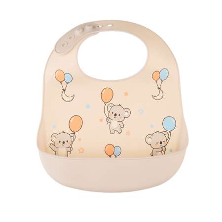 Нагрудник BabyGo силикон