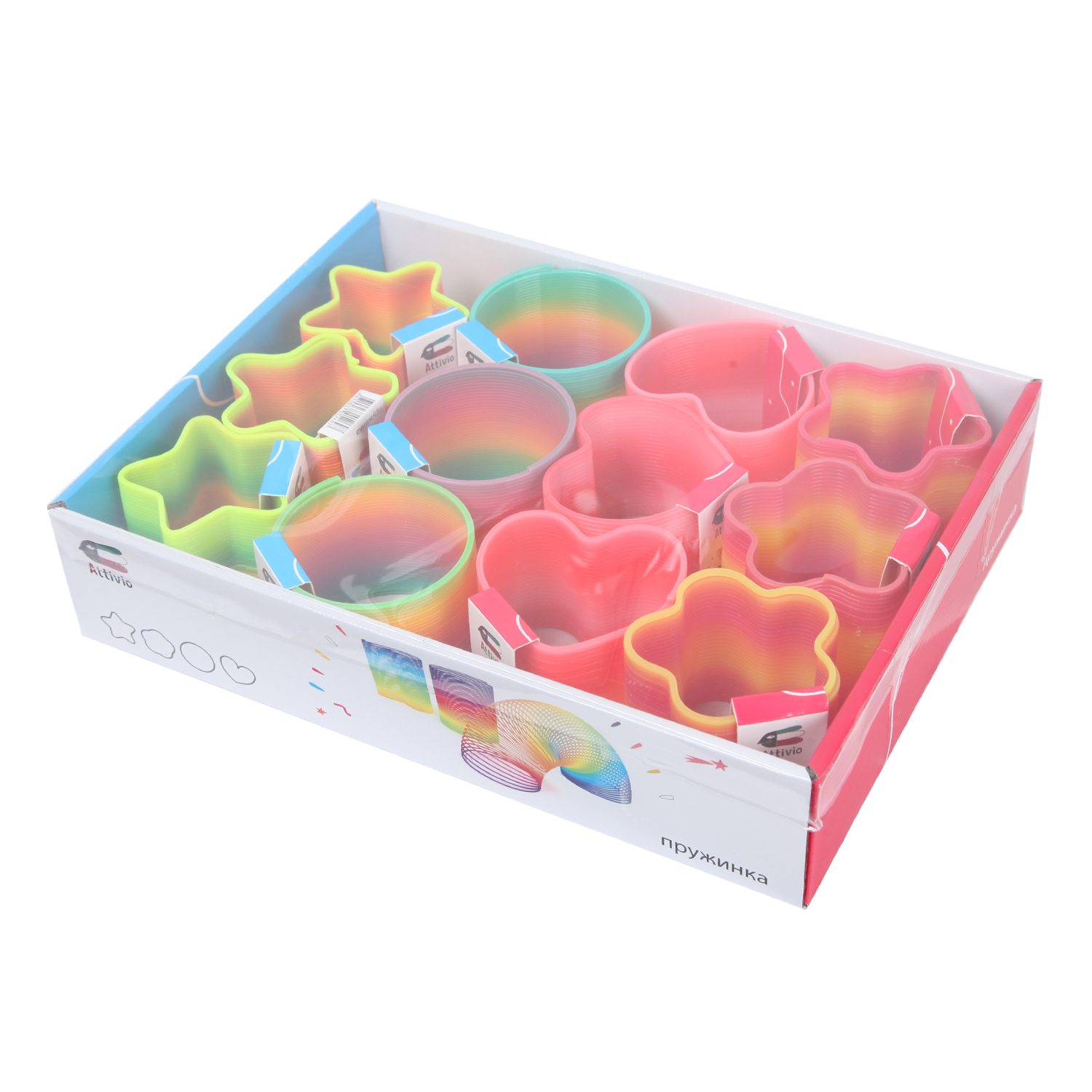 Пружинка Attivio Радужная в ассортименте - фото 6