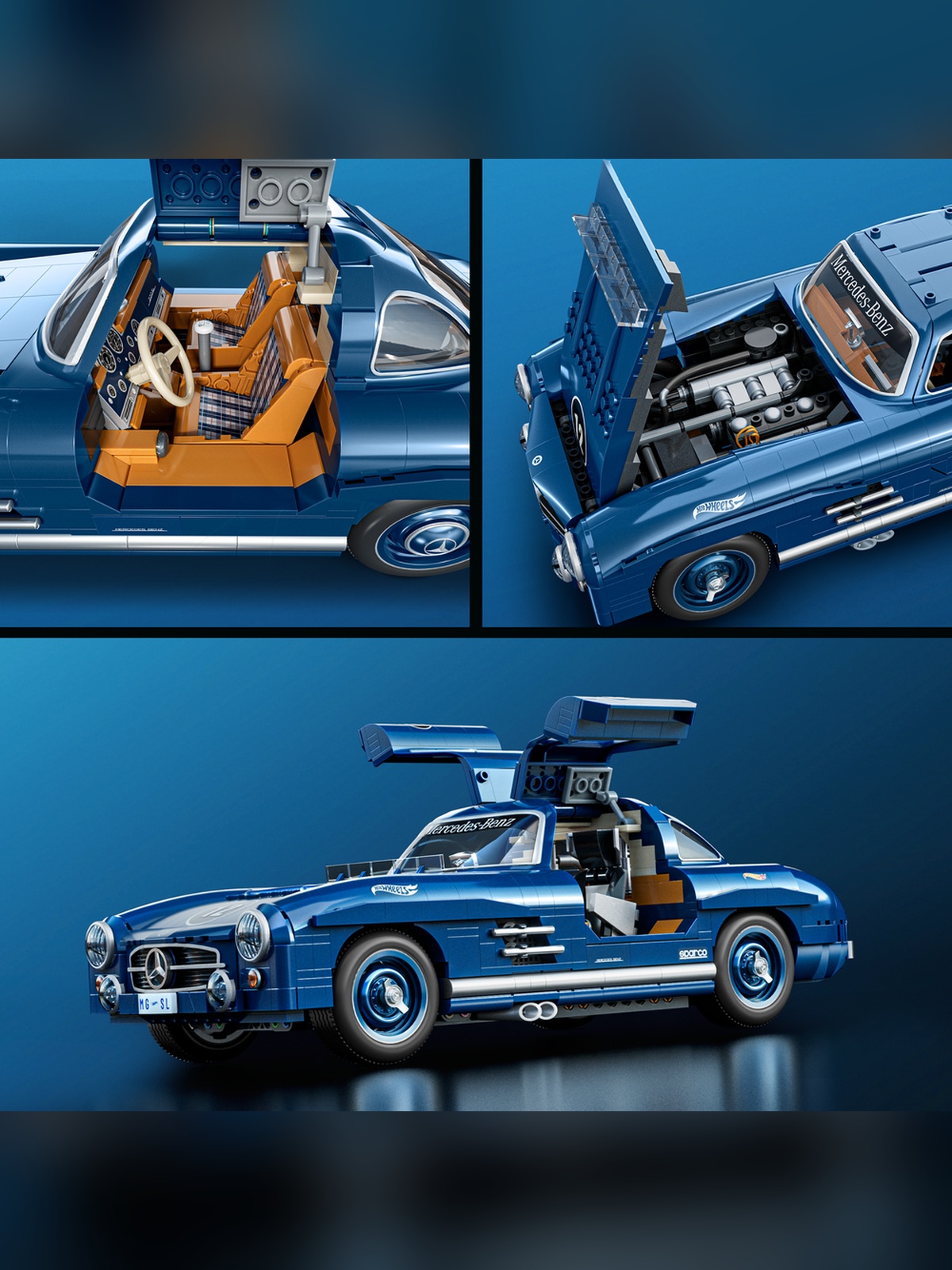 Конструктор Brick Shop Mercedes-Benz 300SL - фото 5