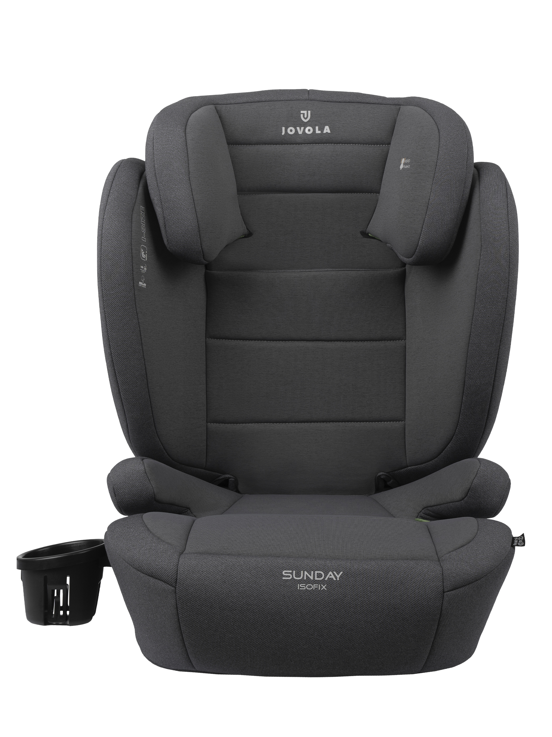 Автокресло JOVOLA Sunday Isofix 2/3 (15-36 кг) серый - фото 3
