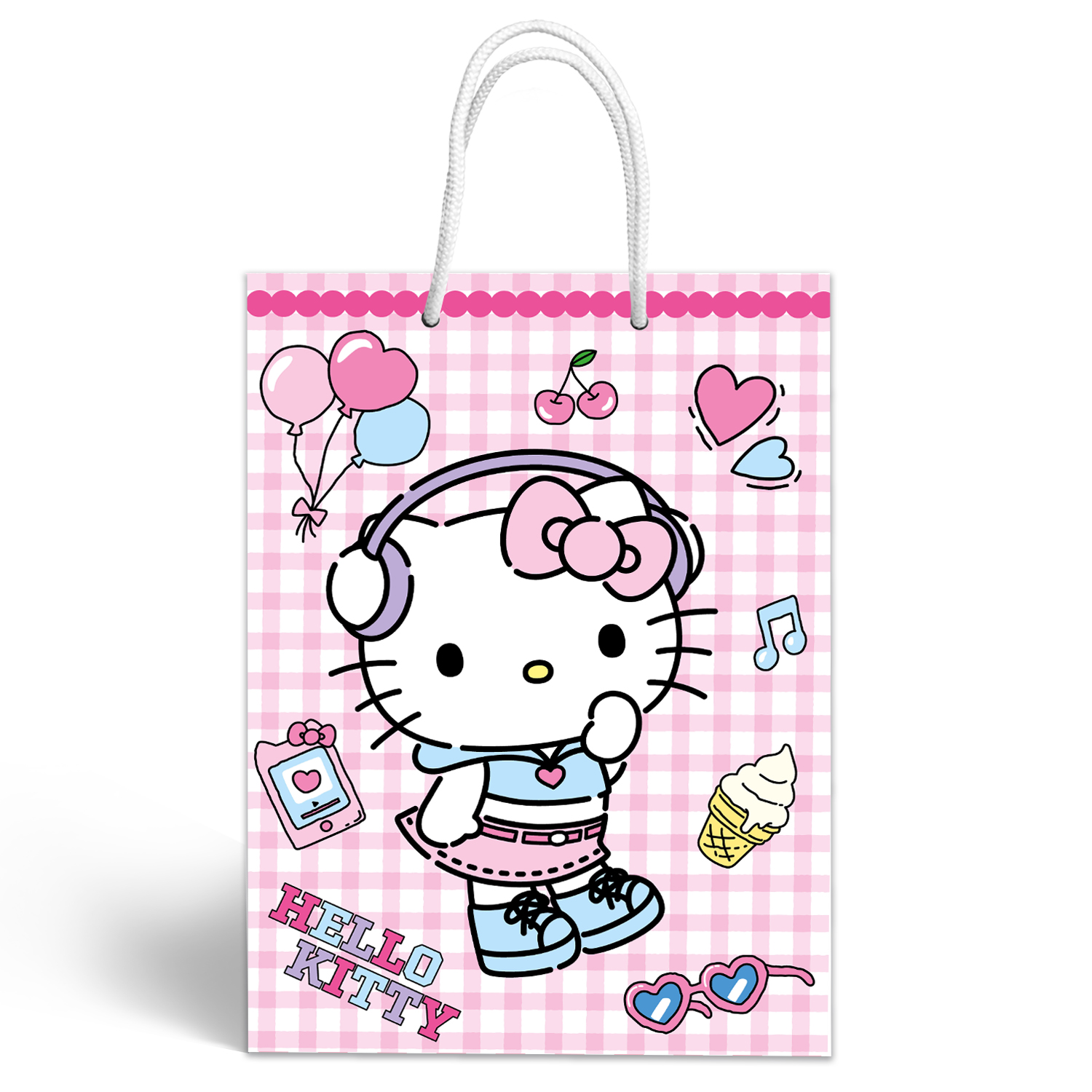 Пакет подарочный ND PLAY Hello Kitty Модница 26*36см - фото 2