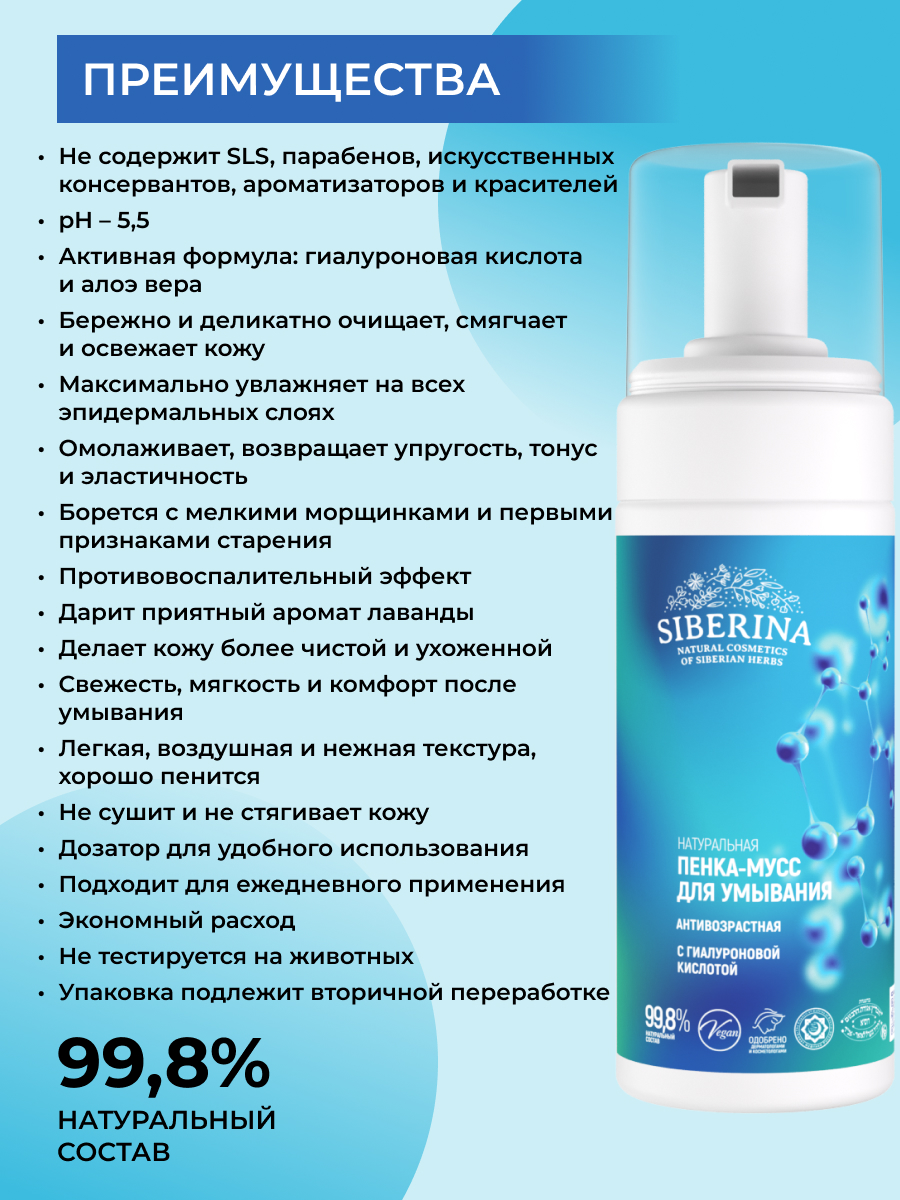 Пена Siberina 150 мл - фото 3