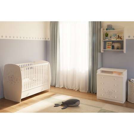 Комод Polini kids French 1580 Teddy Белый