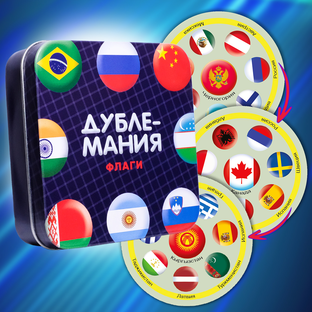 Настольная игра Айфолика Флаги - фото 1