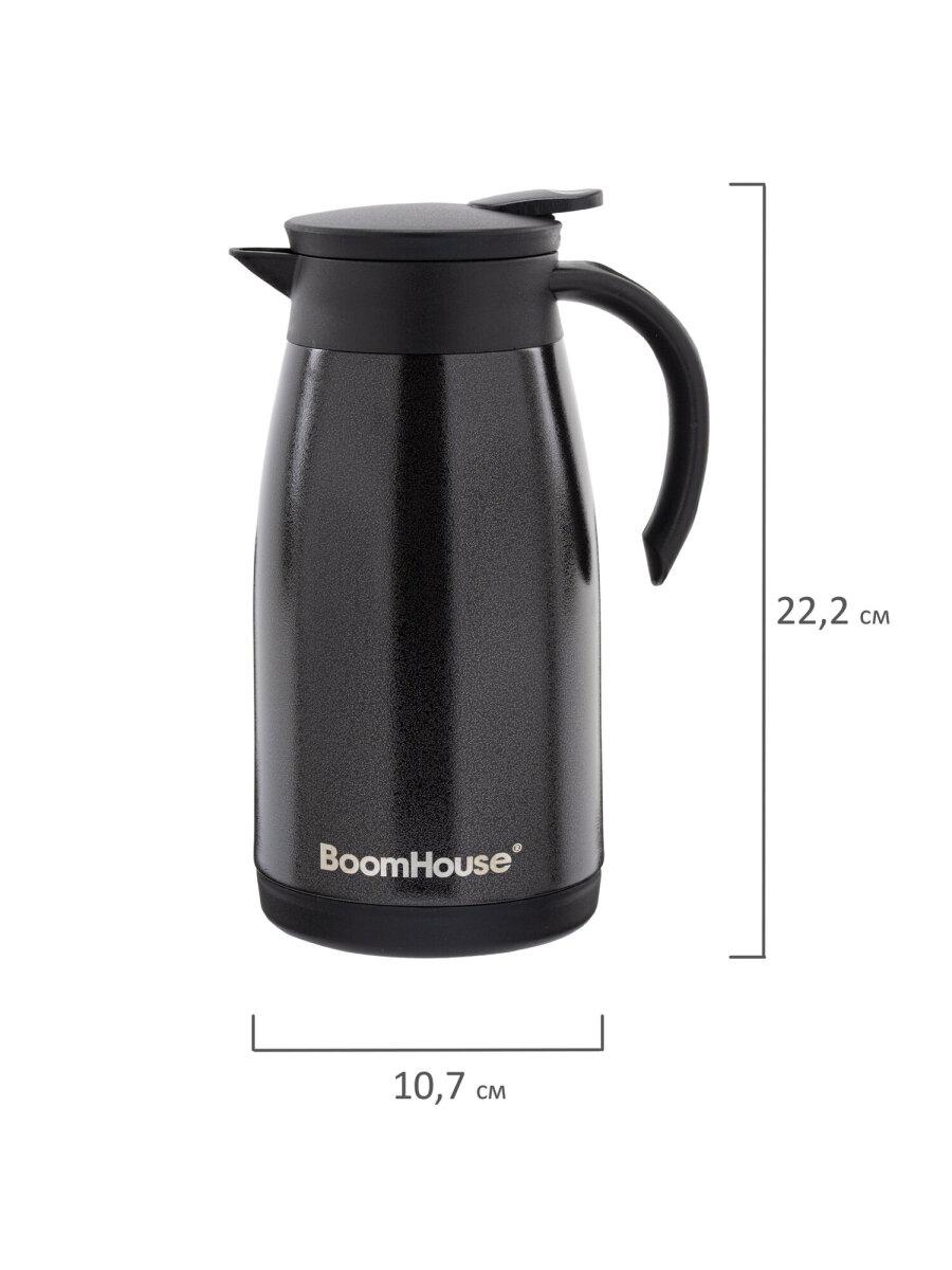 Чайник термос BoomHouse для чая и кофе 1 литр с ручкой походный - фото 7