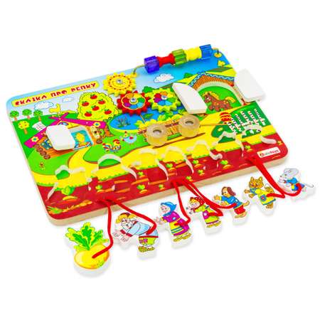 Игрушка Alatoys бизиборд Сказка про репку