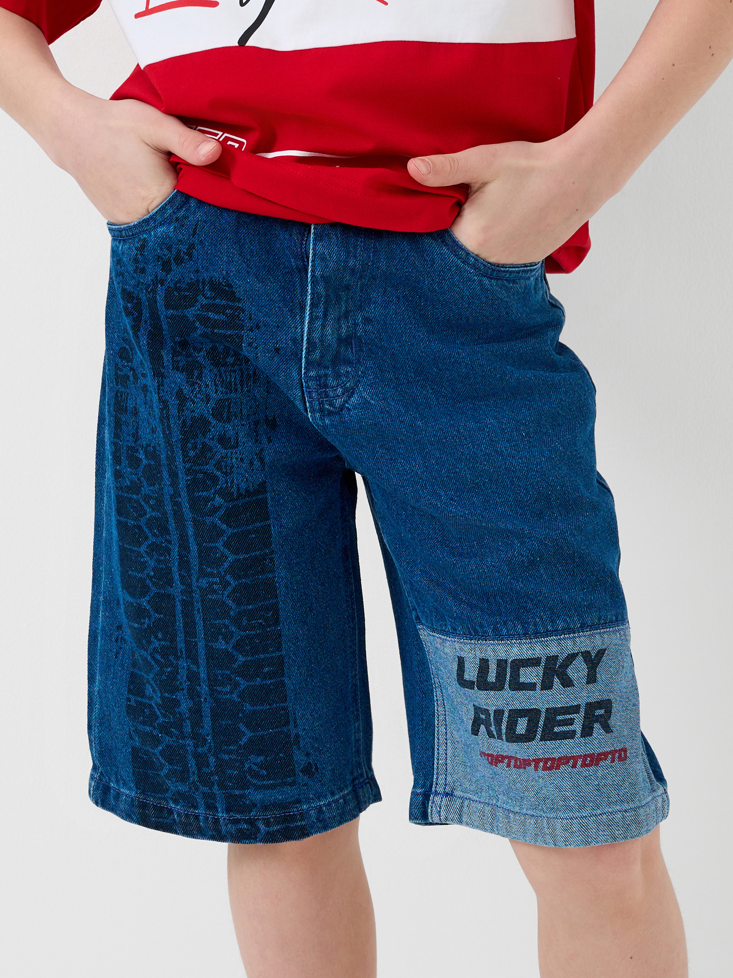 Шорты джинсовые PlayToday 12611039 - фото 1