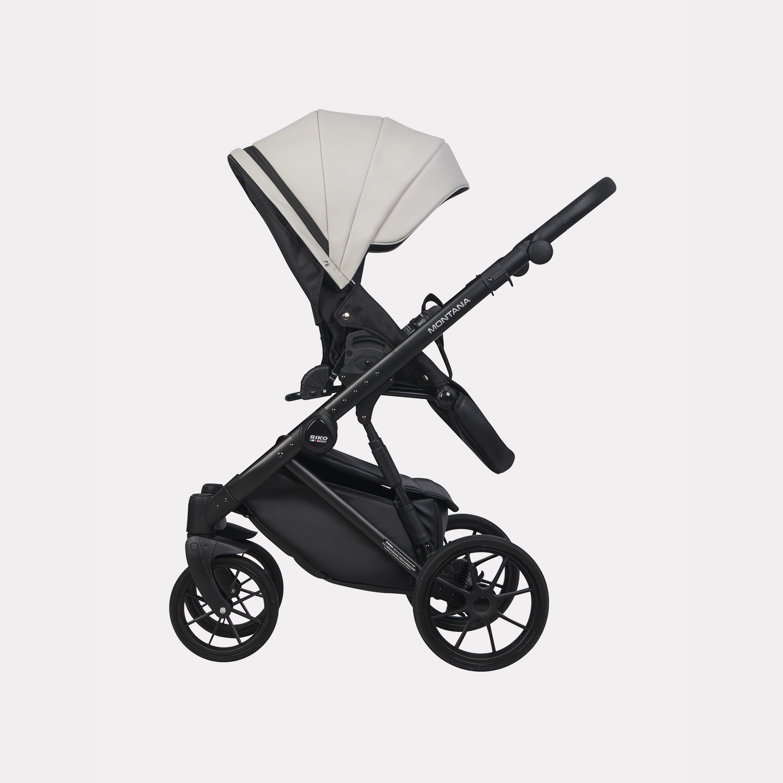 Коляска 2в1 Riko Basic Montana Ecco черный - фото 6