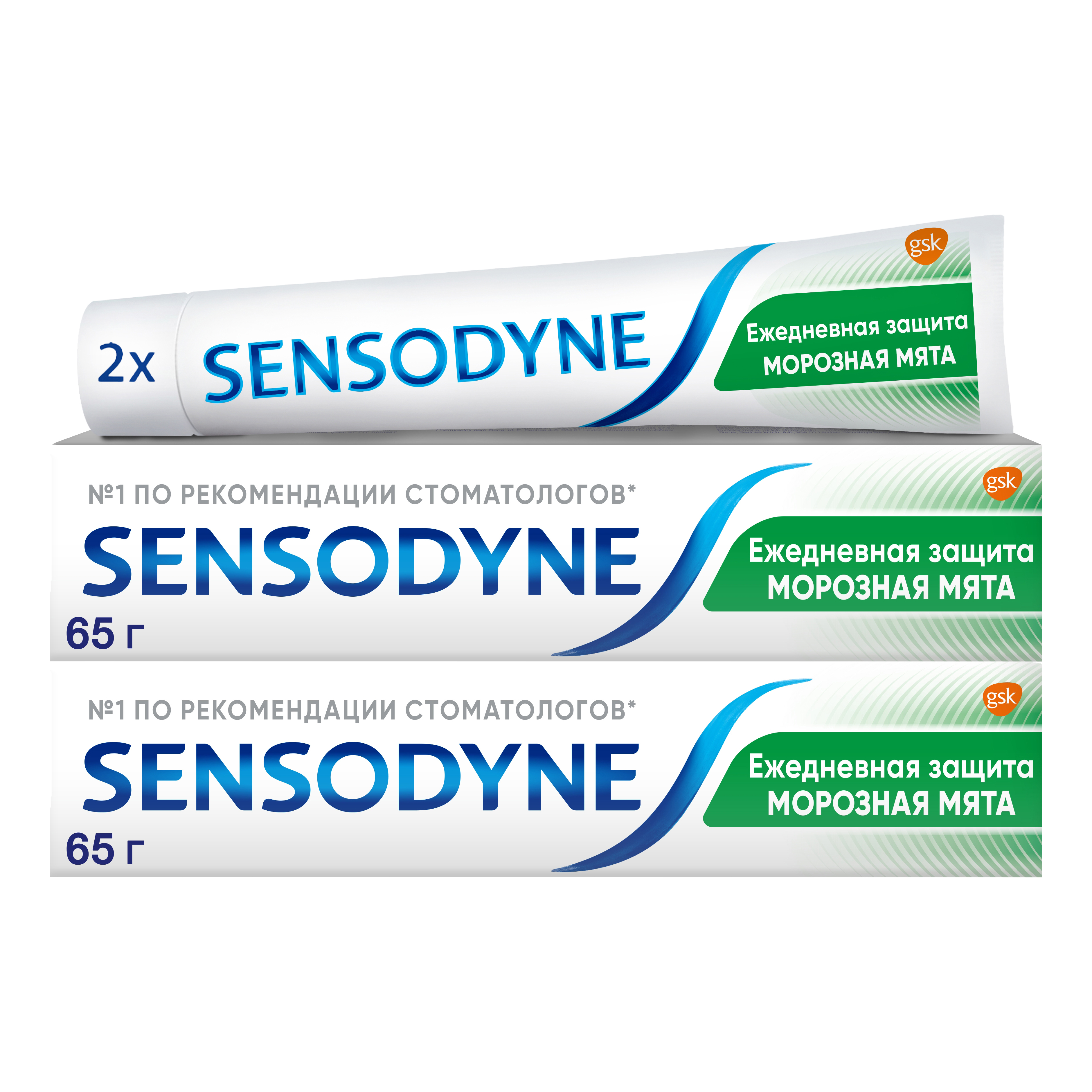 Зубная паста Sensodyne с фтором мята - фото 1