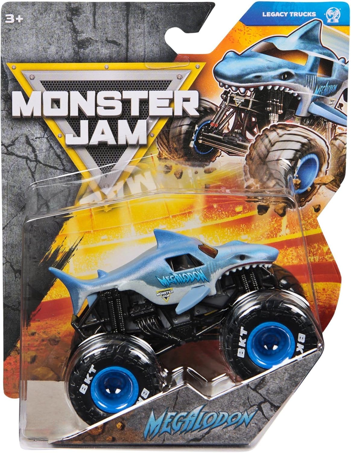Монстр-трак Monster Jam Megalodon 1:64 6044941/20156551 - фото 4