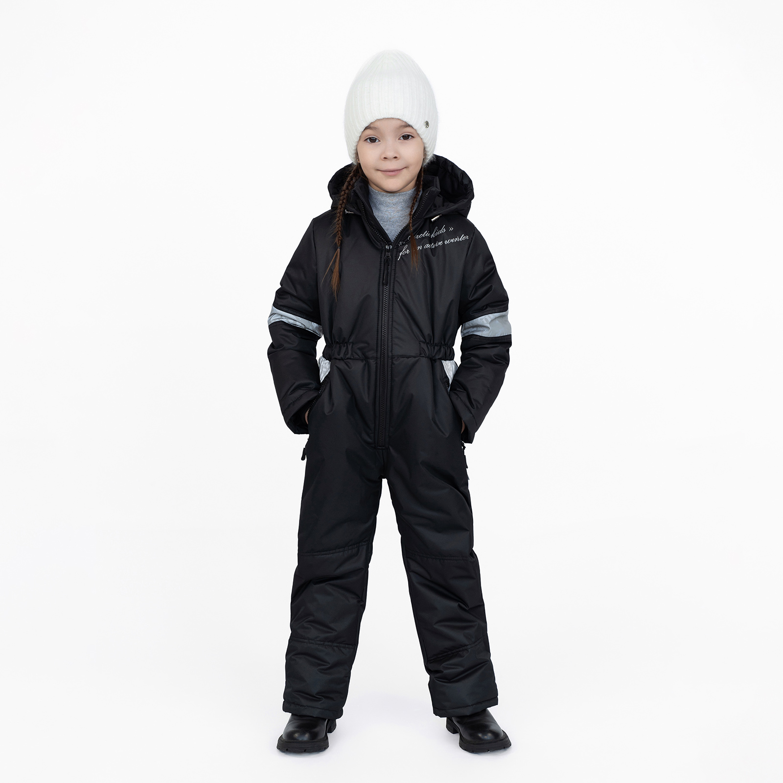 Комбинезон зимний Arctic kids 30-041 черный - фото 24
