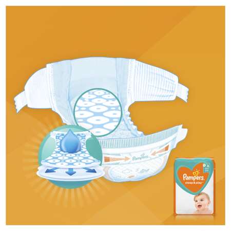 Подгузники Pampers Sleep and Play 4 (9-14 кг) 68 шт.