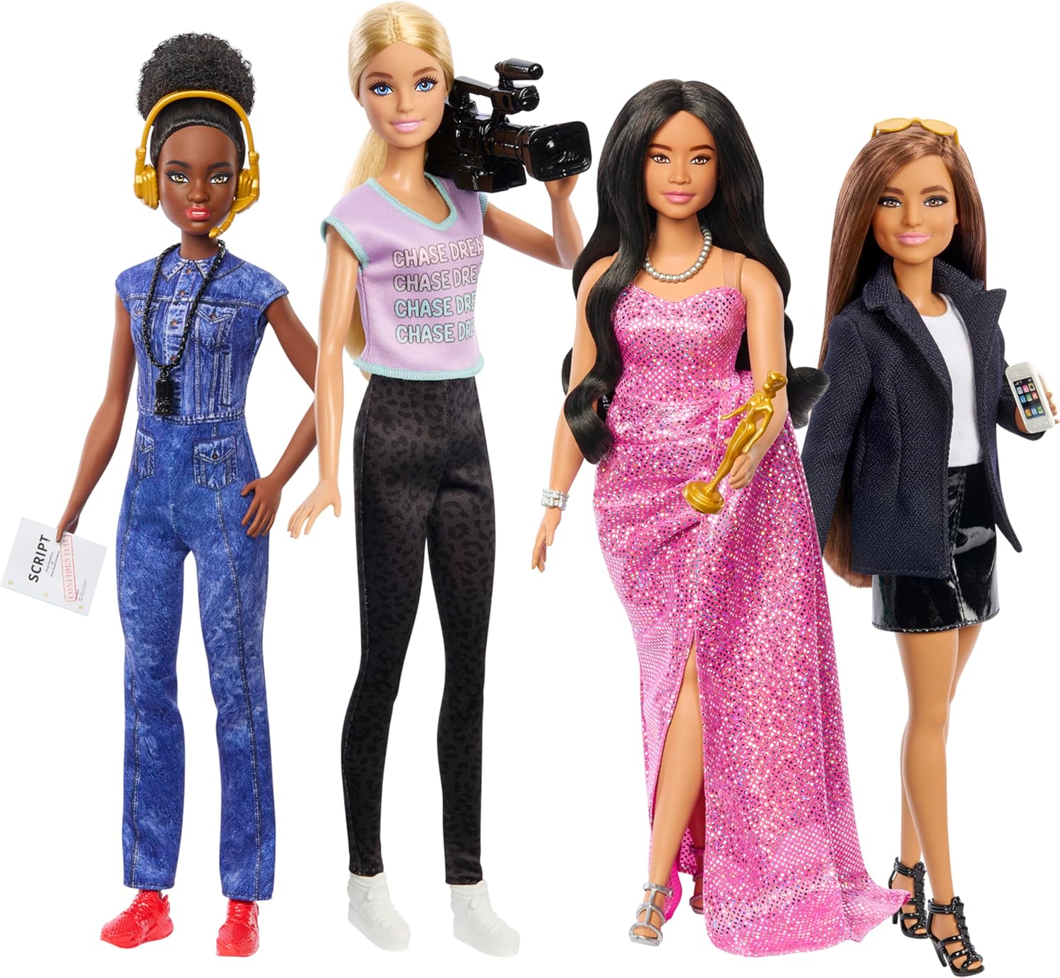 Кукла модельная Barbie Кем быть? Женщины в кино HRG54 - фото 1